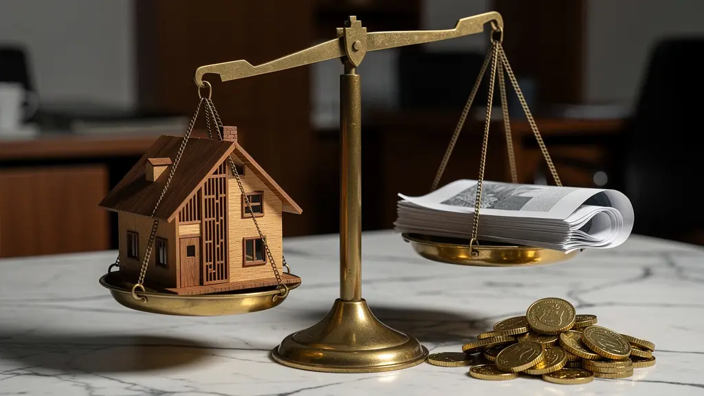 Comparación entre tasación hipotecaria y precio de venta de vivienda